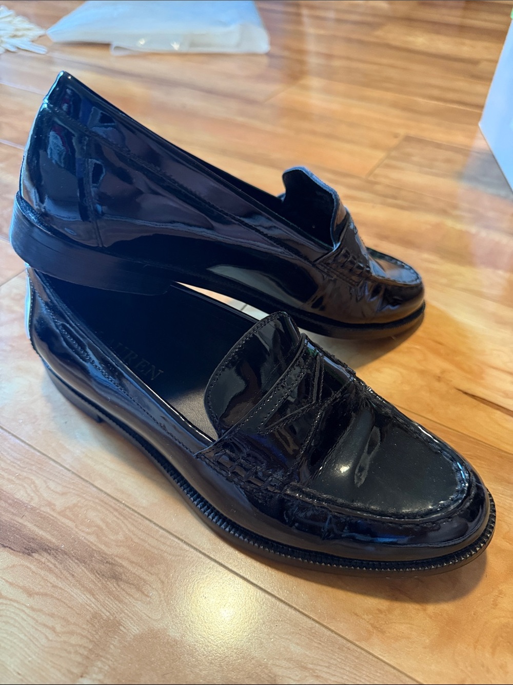 Lauren Ralph Lauren patent leather loafers